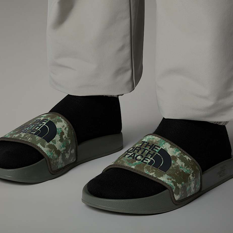 Men The North Face Base Camp III Slides Camouflage | NF0A51I8H