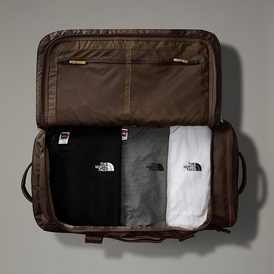 Men The North Face Base Camp Voyager 62L Backpacks Brown | NF0A22L9P
