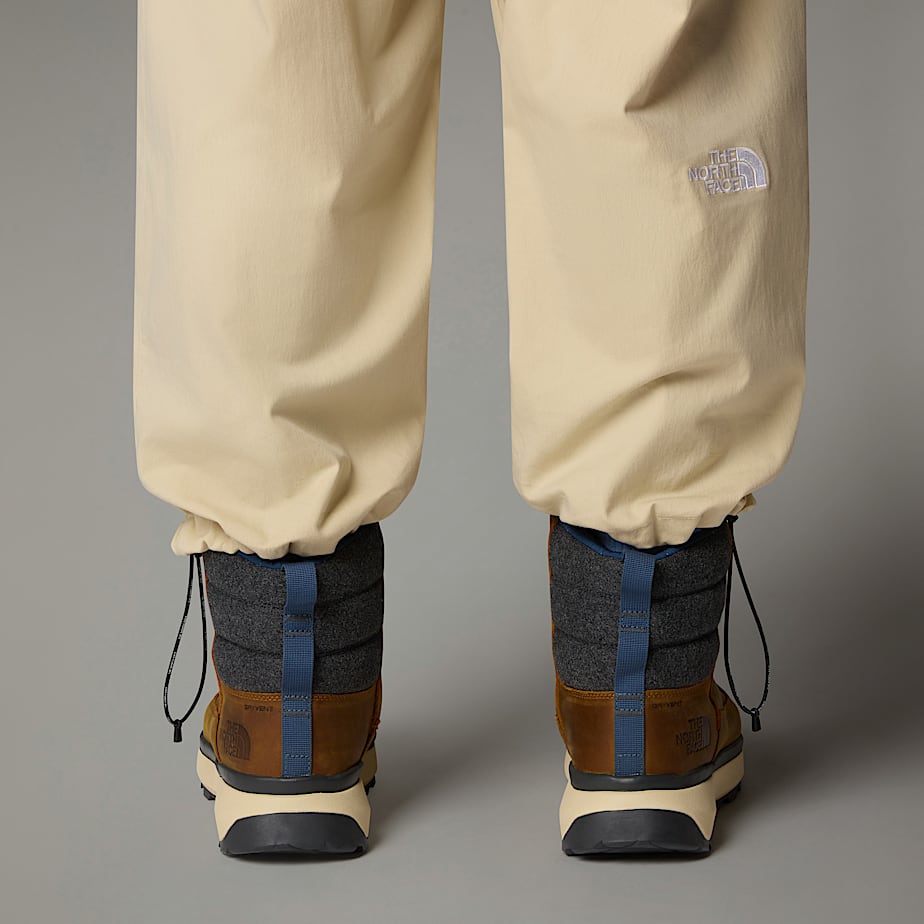 Men The North Face Bergen Leather Waterproof Snow Boots Brown | NF0A62A9P