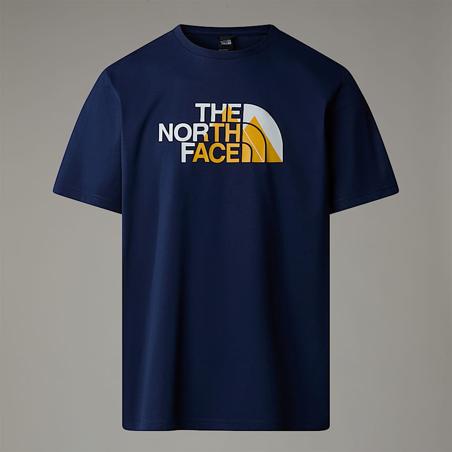 Men The North Face Biner Graphic 1 T Shirts Navy | NF0A16B1D