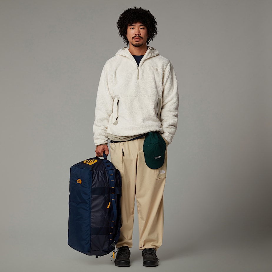 Men The North Face Campshire Fleece Hoodie White | NF0A02F2S
