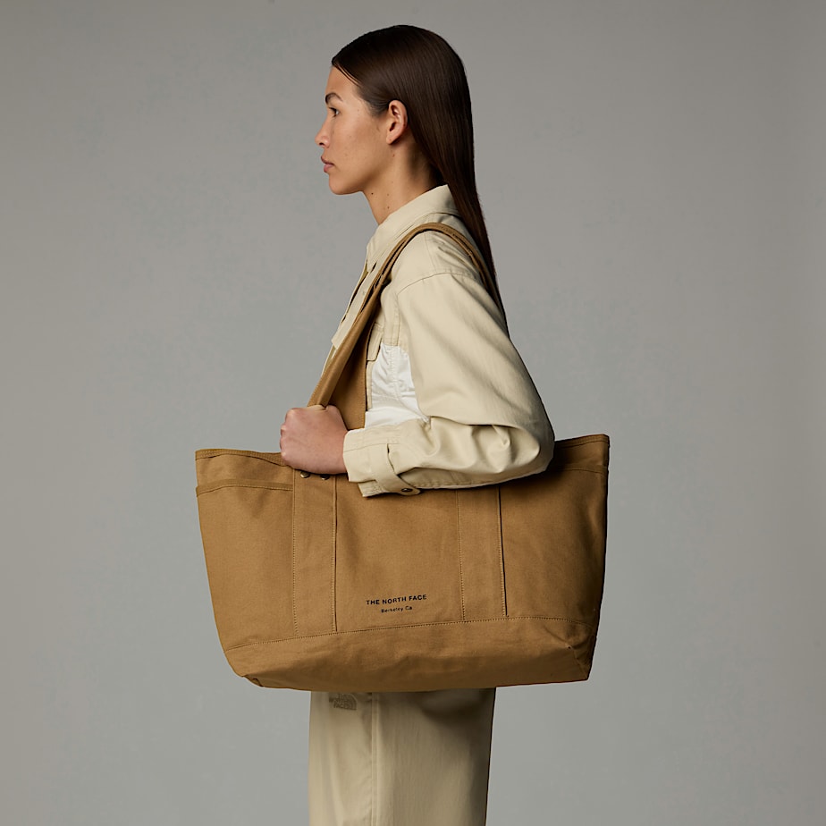 Men The North Face Circular Cotton Tote Bags Brown | NF0A41Z0D