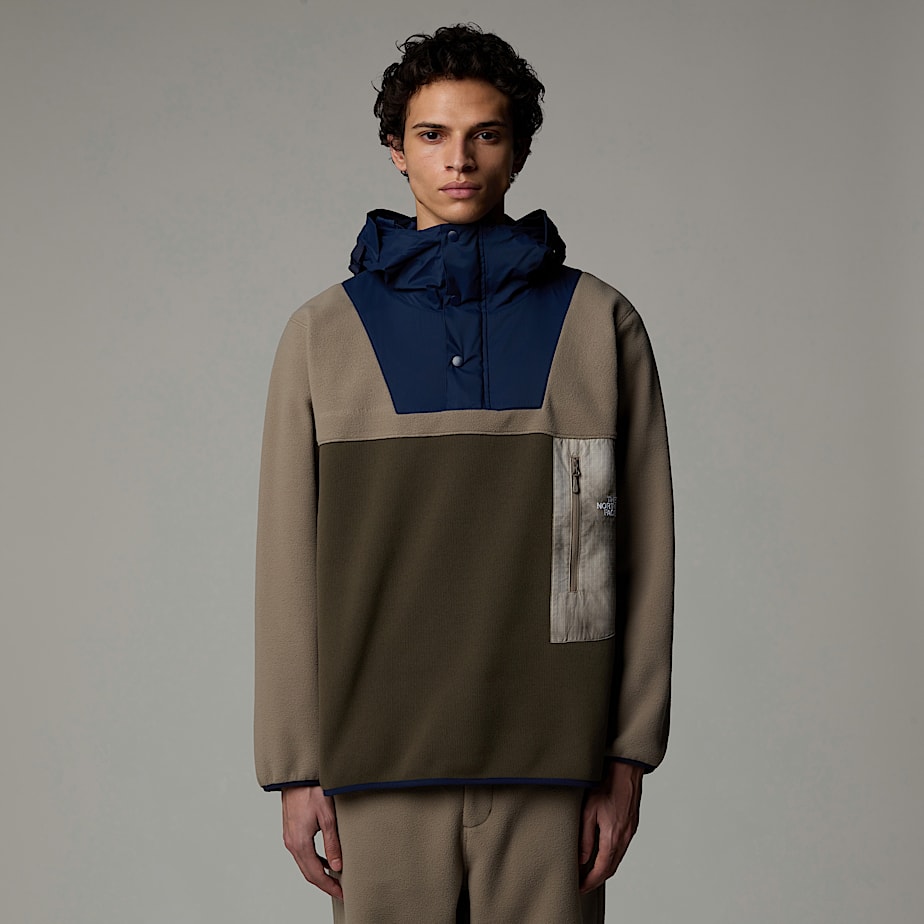 Men The North Face Colour Mix Hoodie Olive | NF0A62N4G