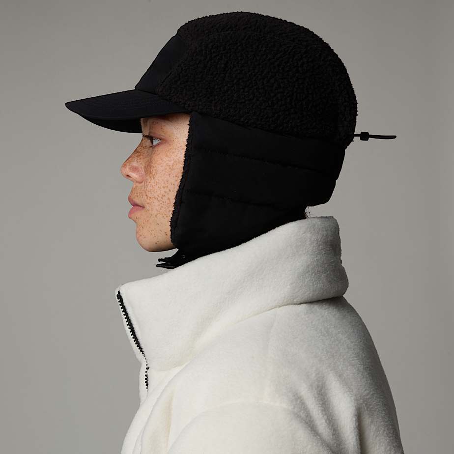 Men The North Face Cragmont Fleece Trapper Hats Black | NF0A80A6J