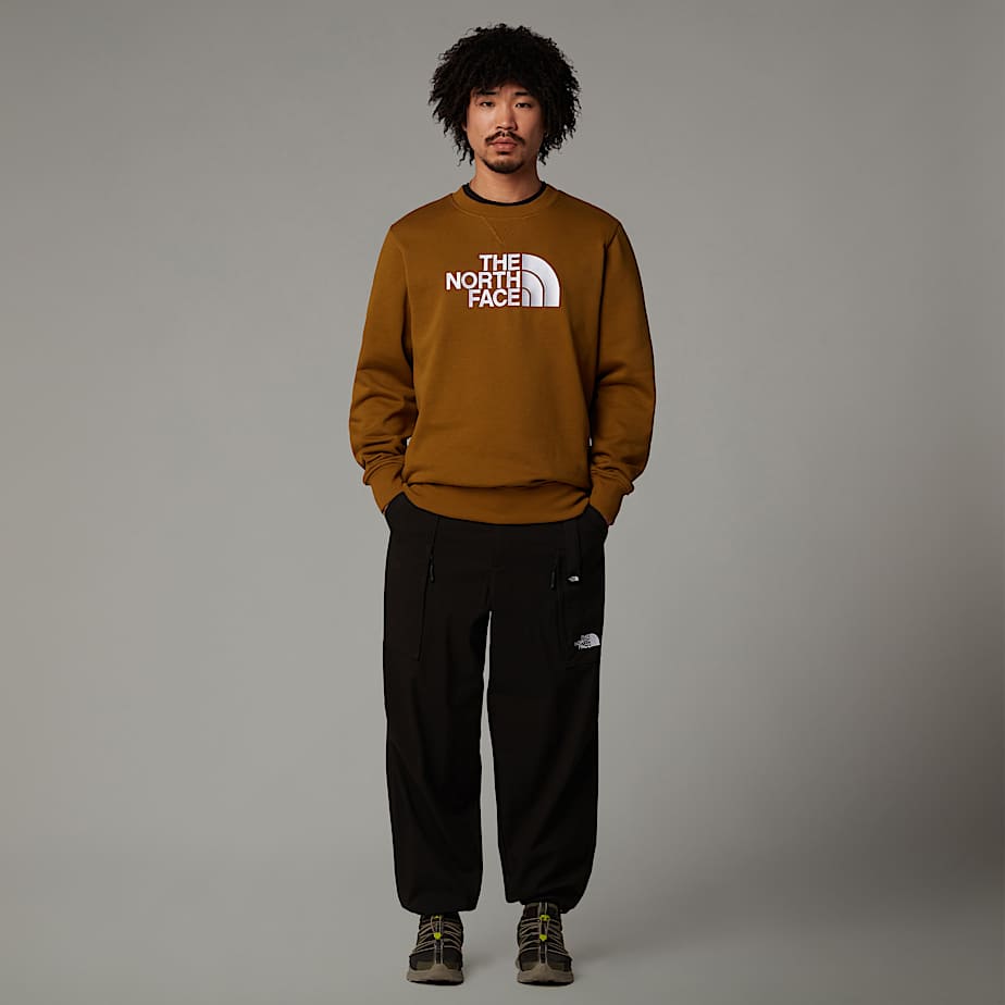 Men The North Face Drew Peak Sweatshirts Brown | NF0A85S3W