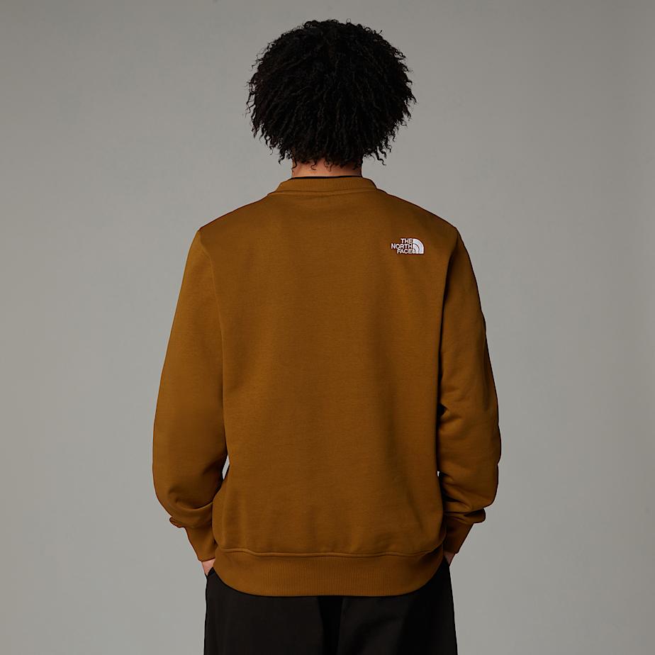 Men The North Face Drew Peak Sweatshirts Brown | NF0A85S3W
