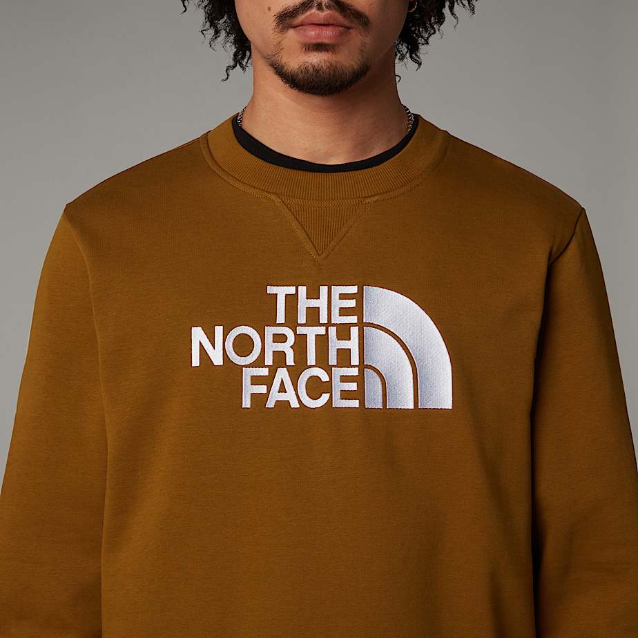 Men The North Face Drew Peak Sweatshirts Brown | NF0A85S3W