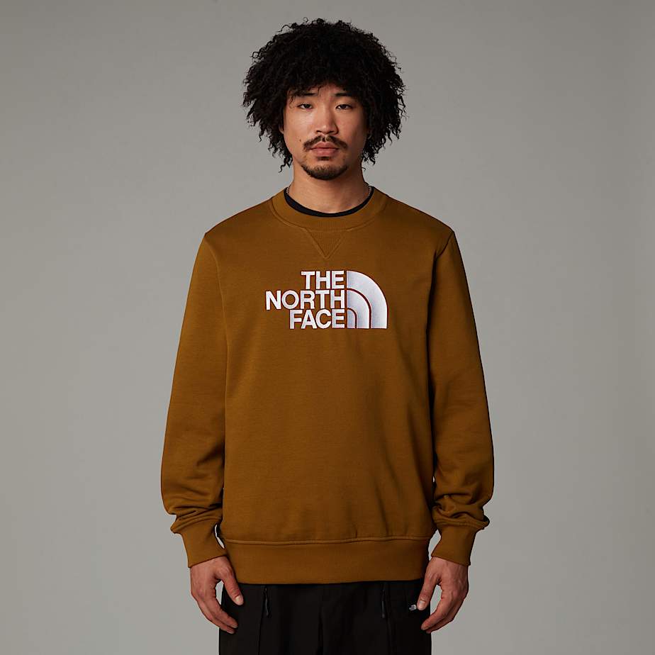 Men The North Face Drew Peak Sweatshirts Brown | NF0A85S3W