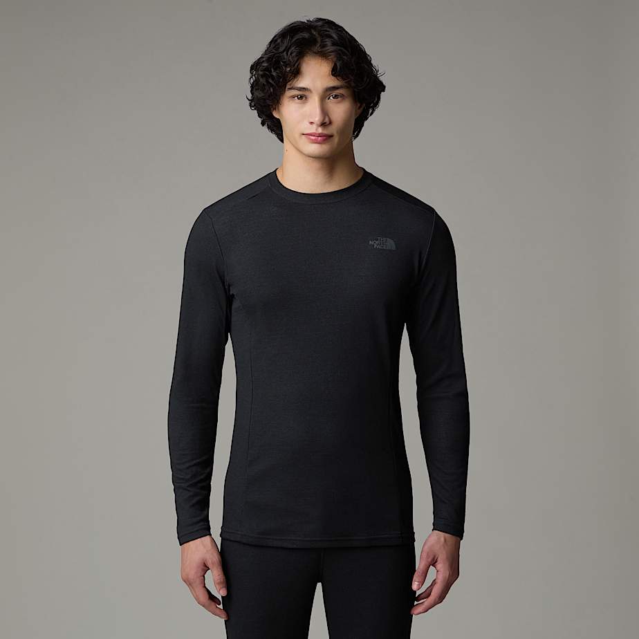 Men The North Face Easy Long-Sleeve Base Layer Tops Black | NF0A76I6T