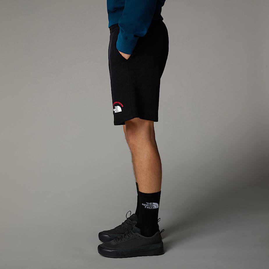 Men The North Face Expedition System Graphic Shorts Black | NF0A43T8O
