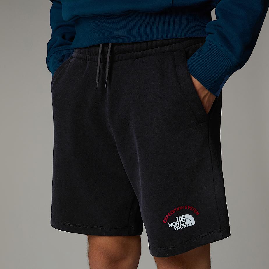 Men The North Face Expedition System Graphic Shorts Black | NF0A43T8O