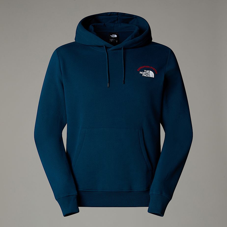 Men The North Face Expedition System Graphic Hoodie Navy | NF0A78C7S