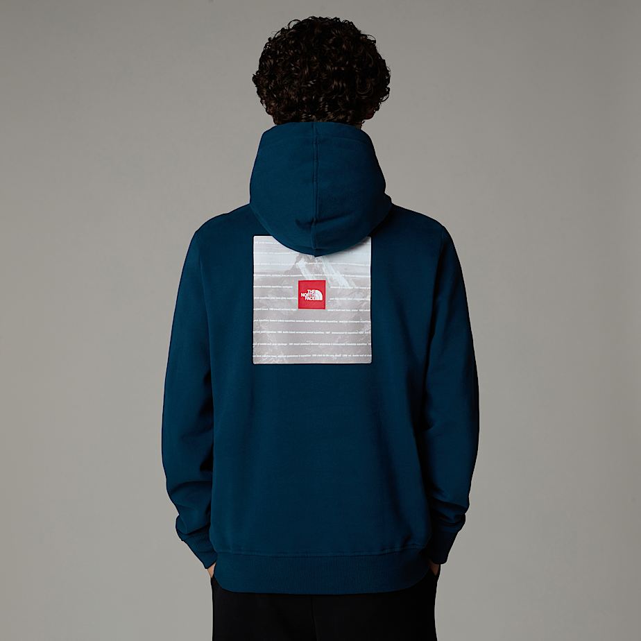 Men The North Face Expedition System Graphic Hoodie Navy | NF0A78C7S