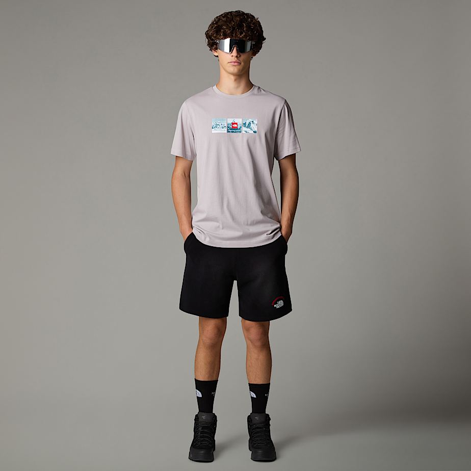 Men The North Face Expedition System Graphic T Shirts Grey | NF0A32B6Y
