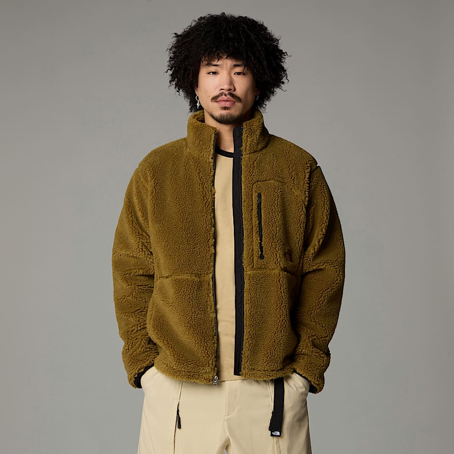 Men The North Face Extreme Pile Full-Zip Fleece Jackets Green | NF0A68E9S