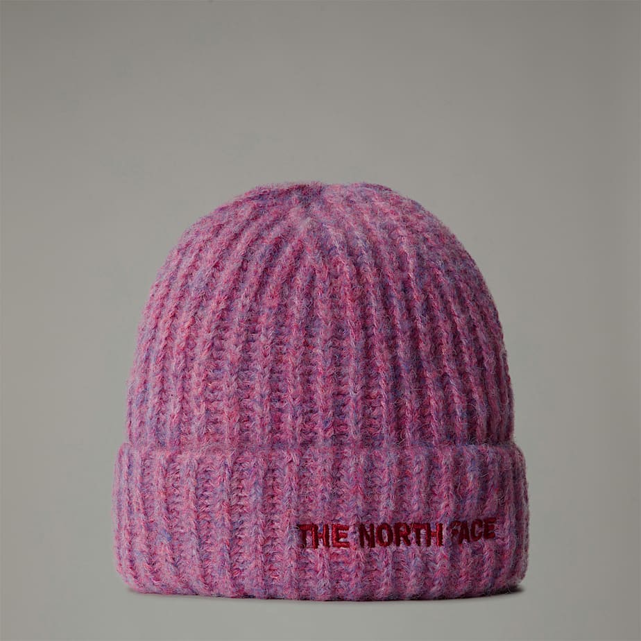 Men The North Face Fohair Cabin Beanie Purple | NF0A68G3C