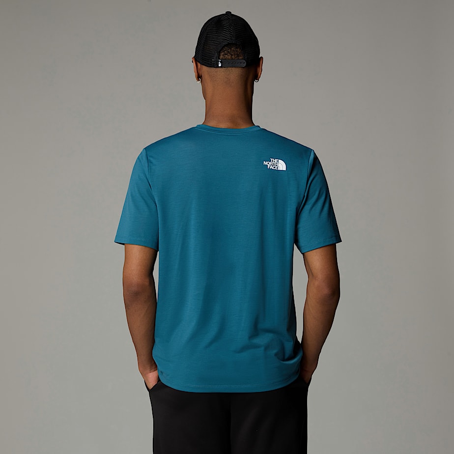 Men The North Face Foundation Mountain T Shirts Blue | NF0A41K7T