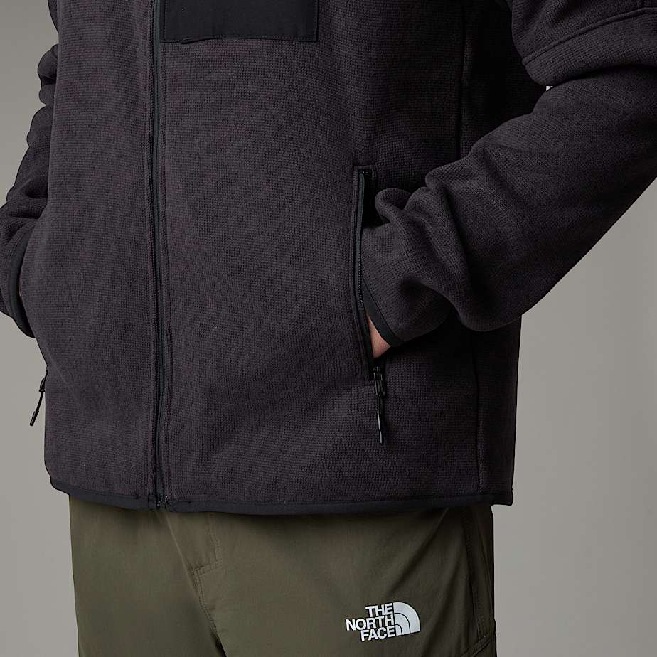 Men The North Face Front Range Fleece Jackets Black | NF0A53Q3E