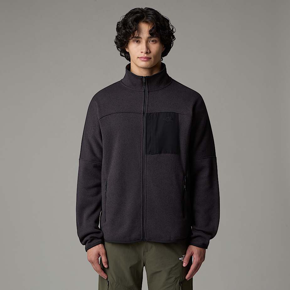 Men The North Face Front Range Fleece Jackets Black | NF0A53Q3E