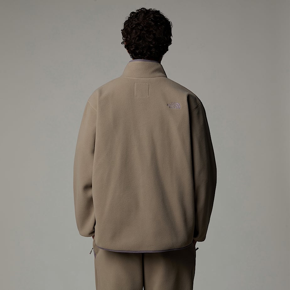 Men The North Face Full-Zip Fleece Jackets Beige | NF0A50F9B