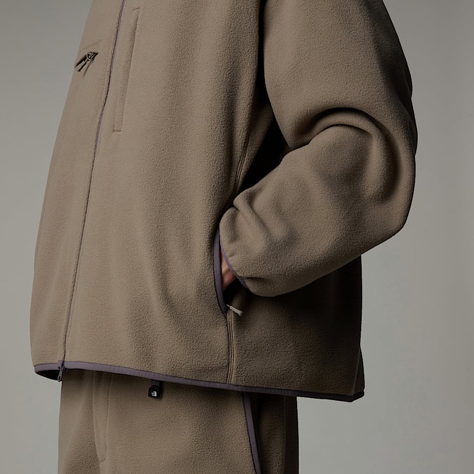 Men The North Face Full-Zip Fleece Jackets Beige | NF0A50F9B