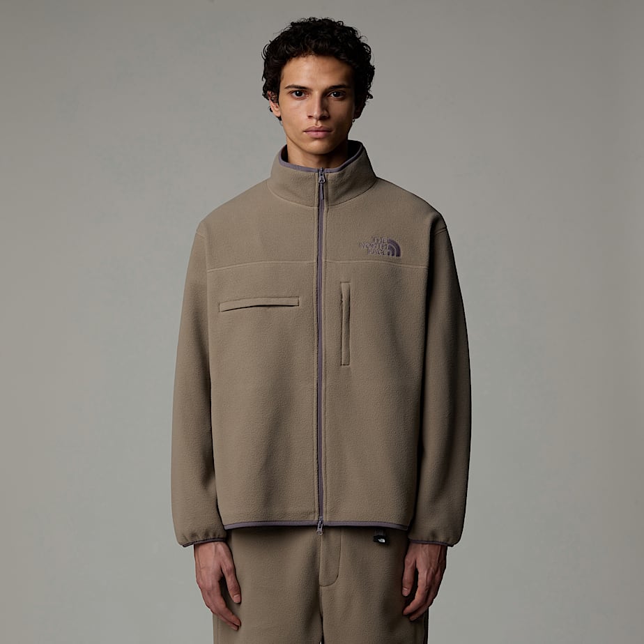 Men The North Face Full-Zip Fleece Jackets Beige | NF0A50F9B