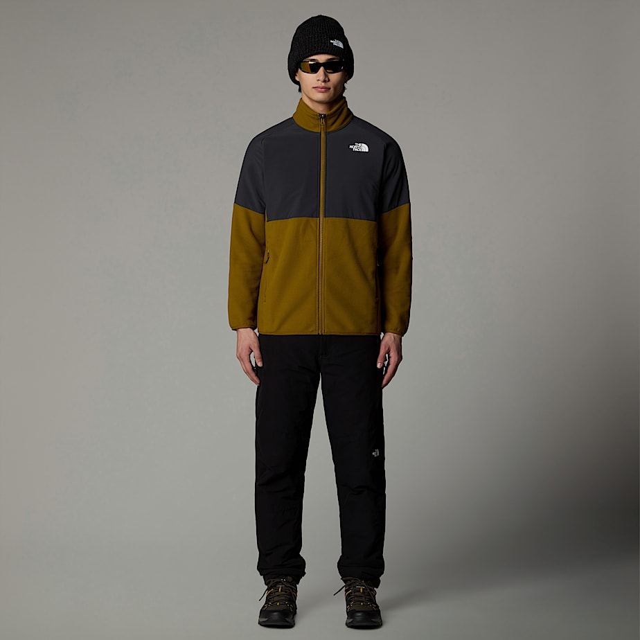 Men The North Face Glacier Heavyweight Full-Zip Fleece Jackets Green | NF0A97R0W