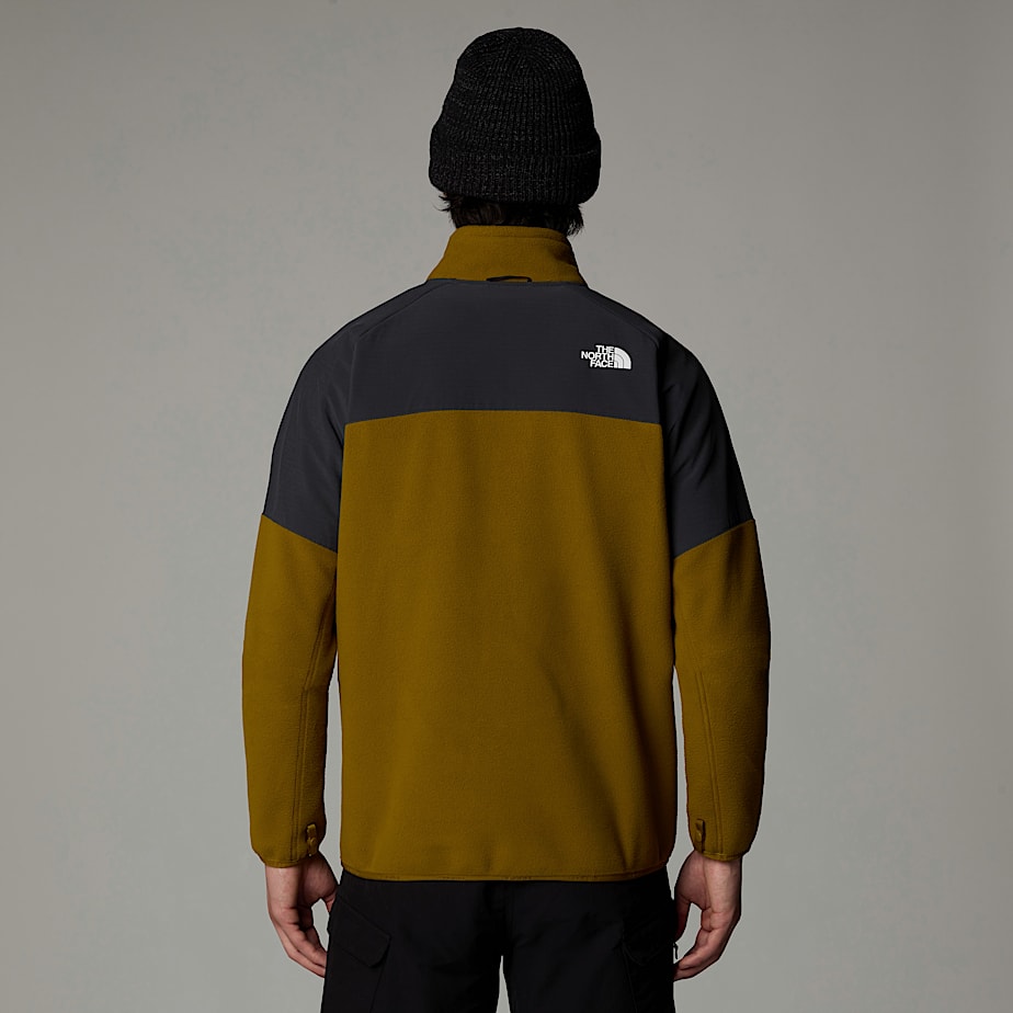 Men The North Face Glacier Heavyweight Full-Zip Fleece Jackets Green | NF0A97R0W