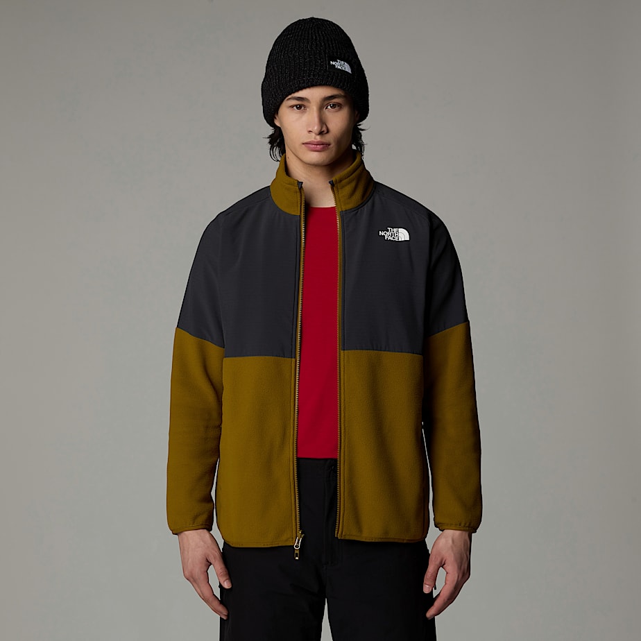Men The North Face Glacier Heavyweight Full-Zip Fleece Jackets Green | NF0A97R0W