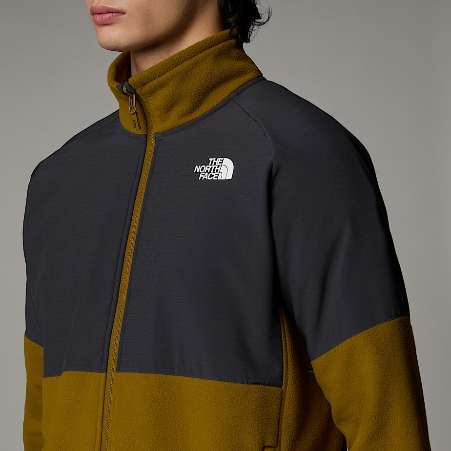 Men The North Face Glacier Heavyweight Full-Zip Fleece Jackets Green | NF0A97R0W