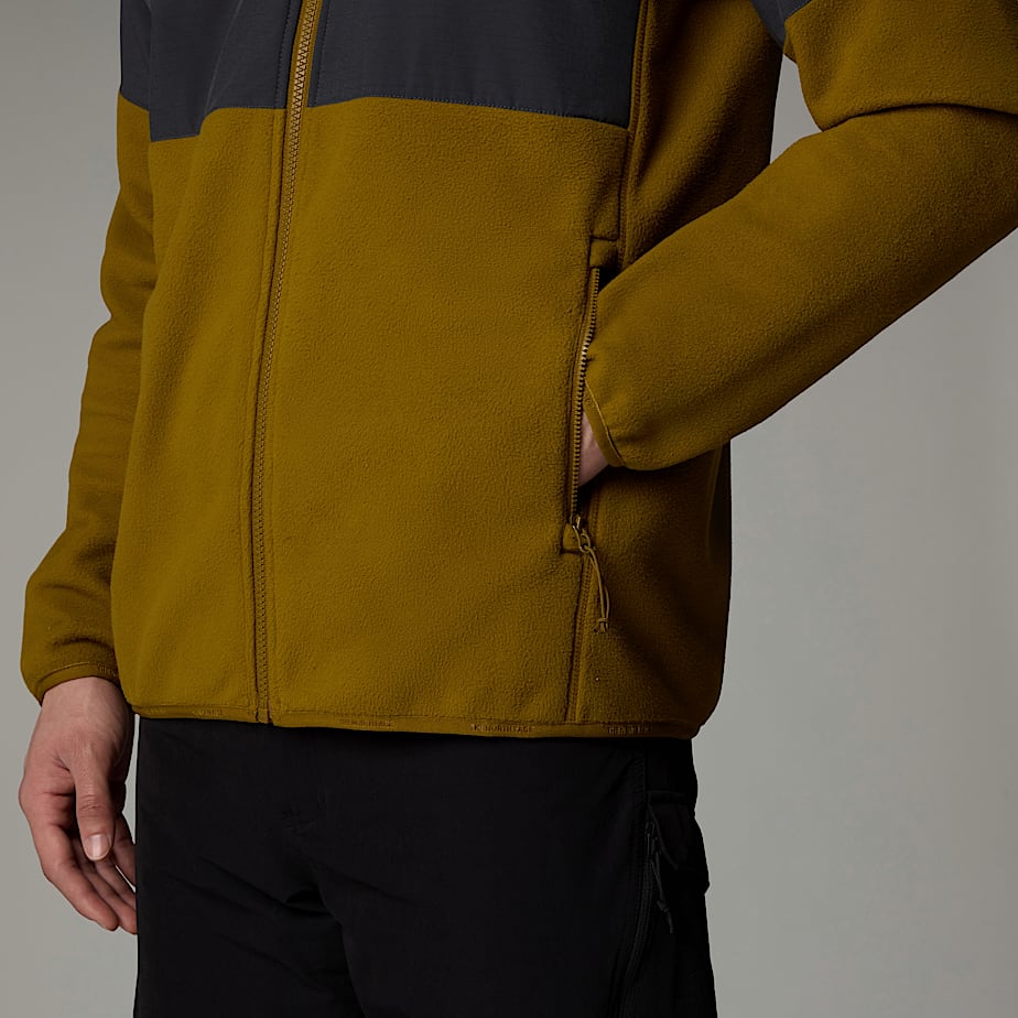 Men The North Face Glacier Heavyweight Full-Zip Fleece Jackets Green | NF0A97R0W