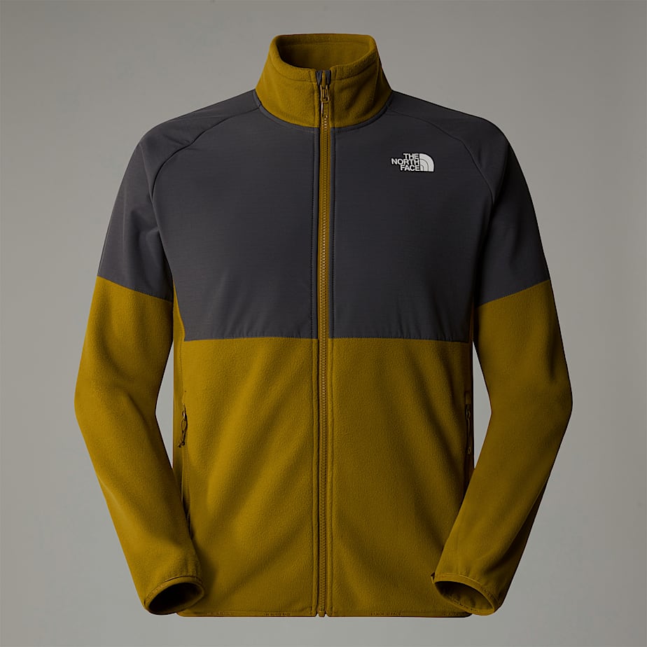 Men The North Face Glacier Heavyweight Full-Zip Fleece Jackets Green | NF0A97R0W