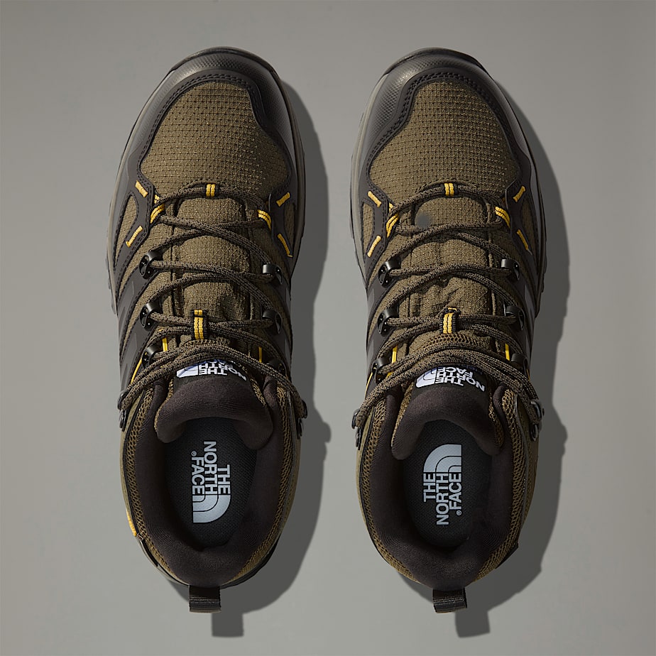 Men The North Face Hedgehog GORE-TEX® Mid Hiking Boots Olive | NF0A75J3E
