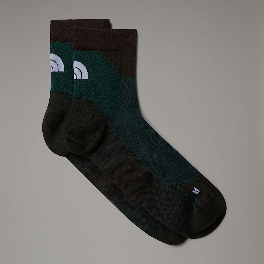 Men The North Face Hiking 1/4 Socks Green | NF0A36R8X