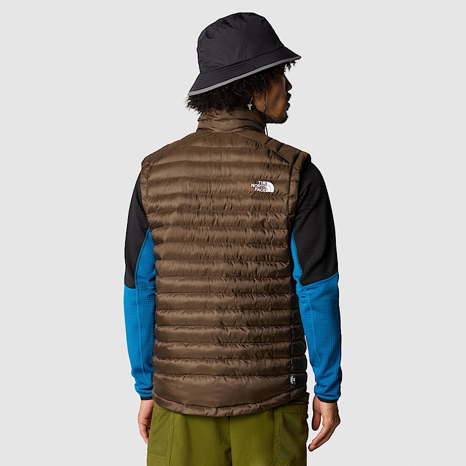 Men The North Face Huila Synthetic Insulation Vest Brown | NF0A06H1W