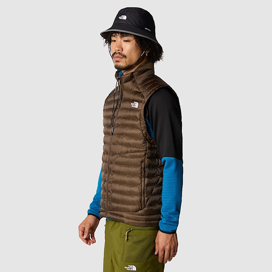 Men The North Face Huila Synthetic Insulation Vest Brown | NF0A06H1W