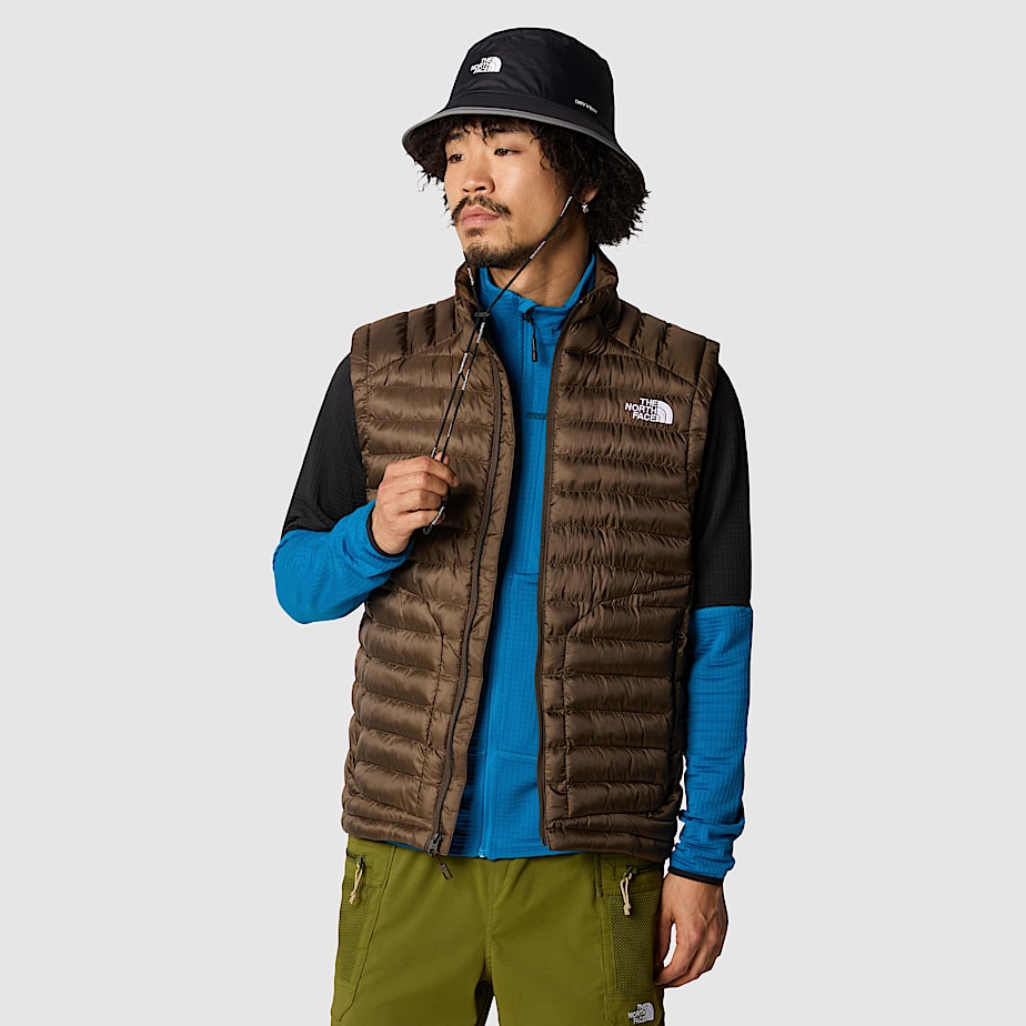 Men The North Face Huila Synthetic Insulation Vest Brown | NF0A06H1W