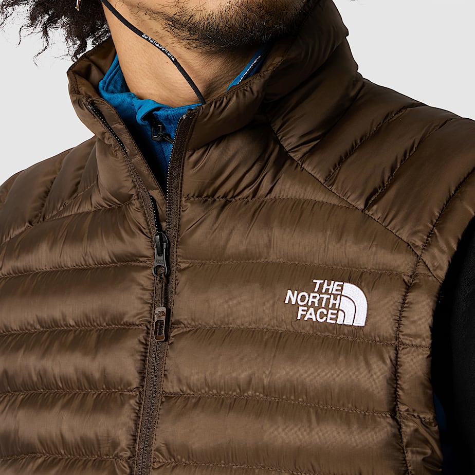 Men The North Face Huila Synthetic Insulation Vest Brown | NF0A06H1W