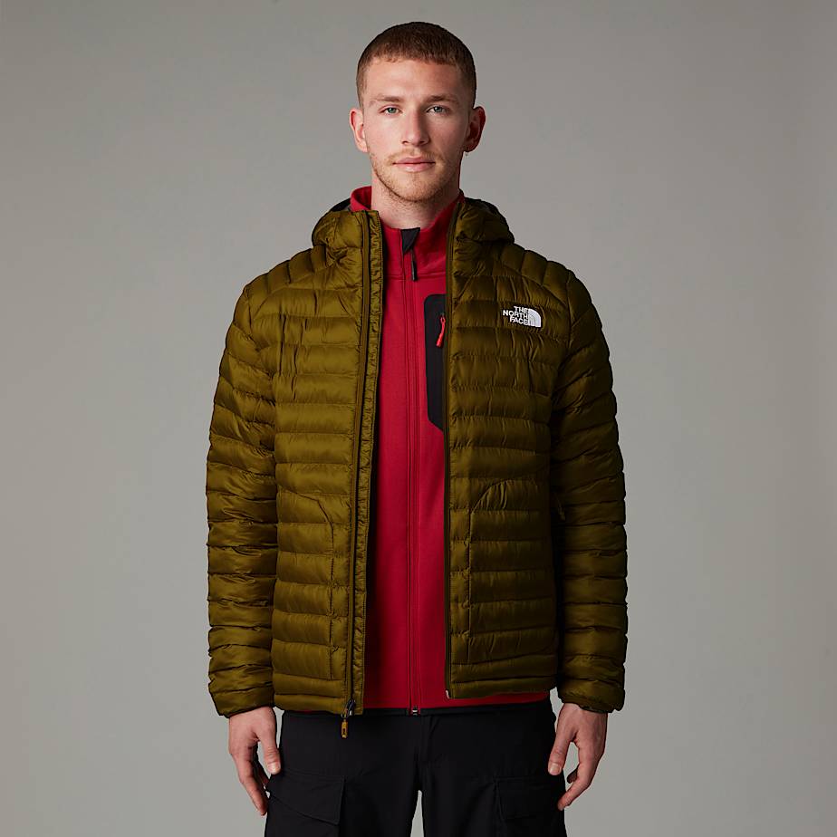 Men The North Face Huila Synthetic Insulation Hooded Jackets Brown | NF0A66Y7T