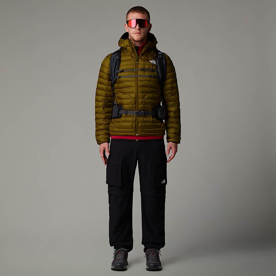 Men The North Face Huila Synthetic Insulation Hooded Jackets Brown | NF0A66Y7T