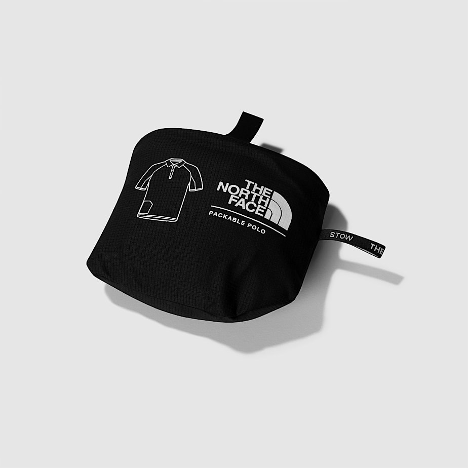 Men The North Face LIGHTRANGE™ Packable Polo Shirts Black | NF0A98Q1M
