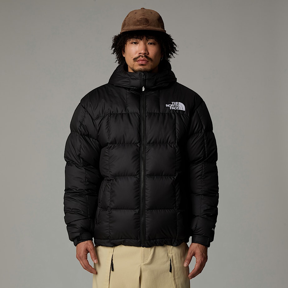 Men The North Face Lhotse Hooded Down Jackets Black | NF0A28Z7O