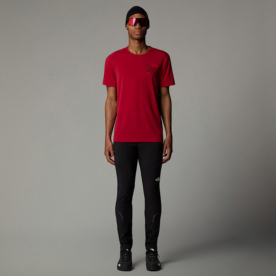 Men The North Face Lightning Graphic T Shirts Red | NF0A98X3F