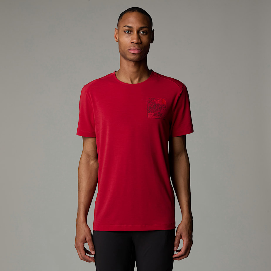 Men The North Face Lightning Graphic T Shirts Red | NF0A98X3F