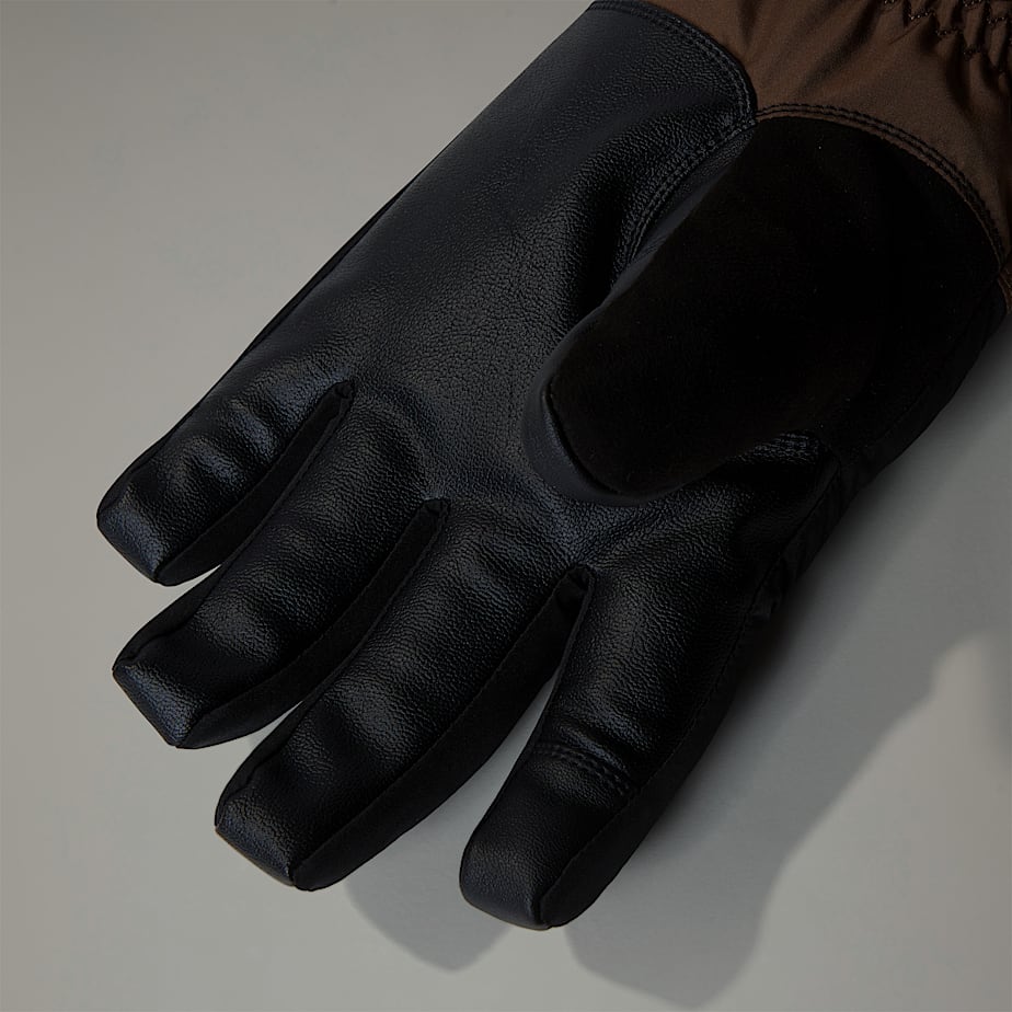 Men The North Face Montana Ski Gloves Brown | NF0A92M0B