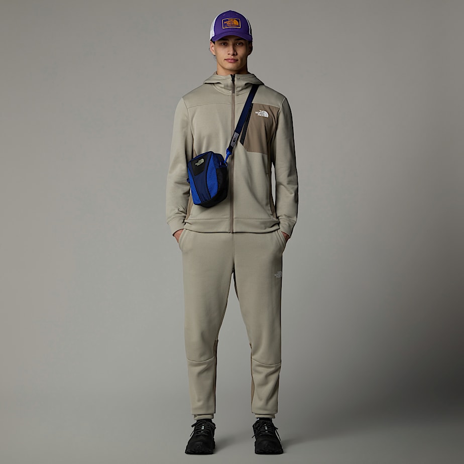 Men The North Face Mountain Athletics Full-Zip Fleece Jackets Grey | NF0A01X3E