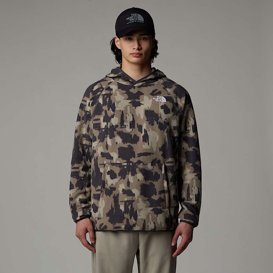 Men The North Face Mountain Athletics Printed Hooded Fleece Pullover Camouflage | NF0A28N5Z