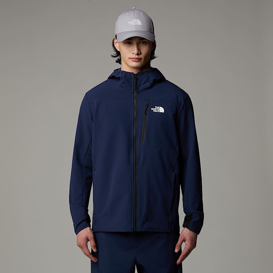 Men The North Face Mountain Athletics Softshell Jackets Navy | NF0A72O4S