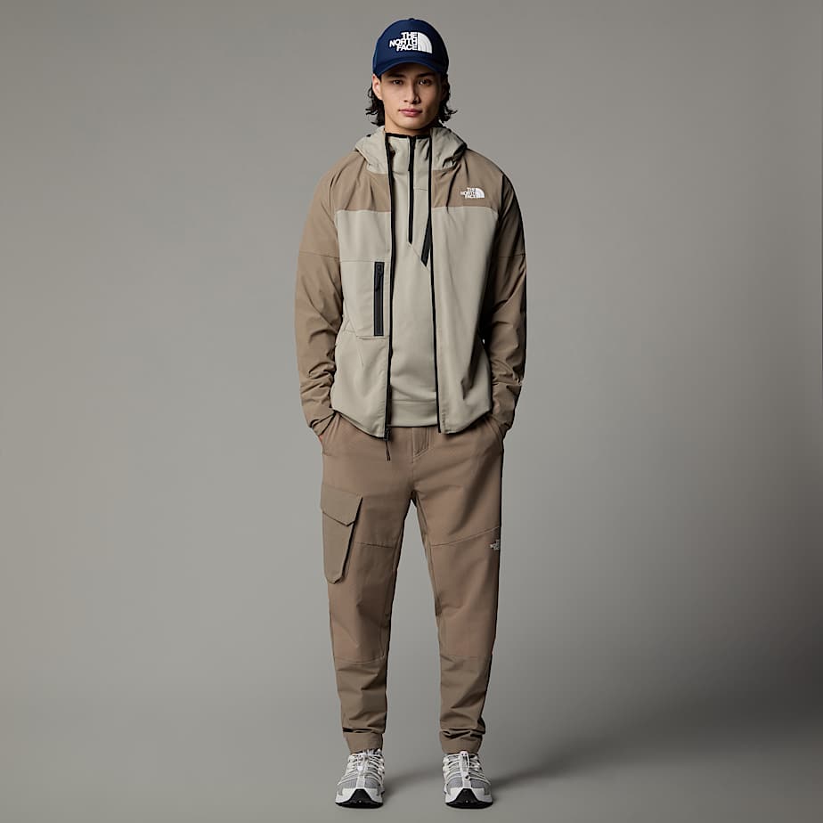 Men The North Face Mountain Athletics Trajectory Full-Zip Jackets Grey | NF0A33J9B