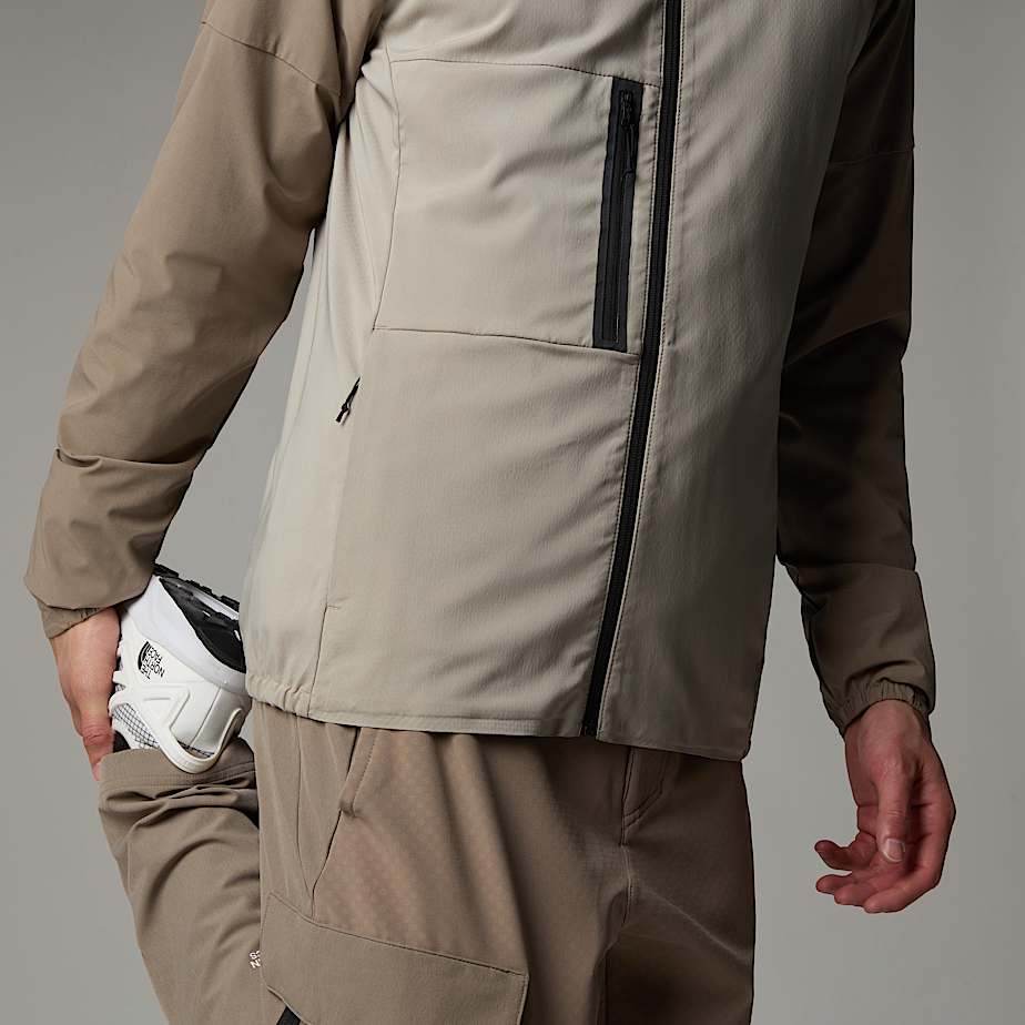 Men The North Face Mountain Athletics Trajectory Full-Zip Jackets Grey | NF0A33J9B